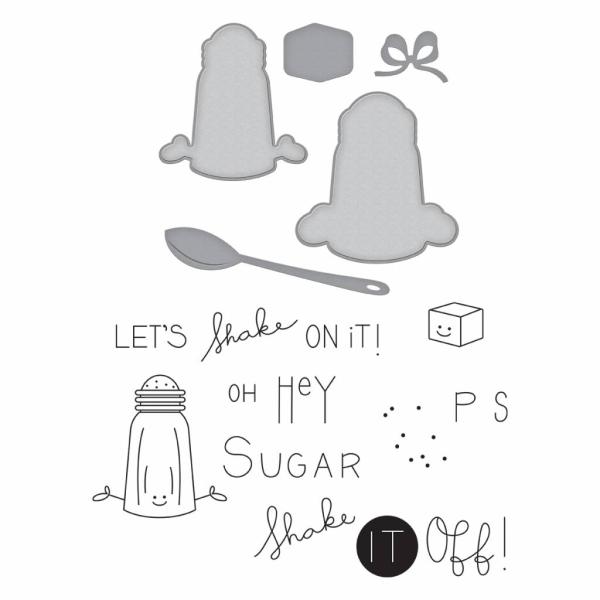 Spellbinders Stempel & Stanzset "Shake It Up"