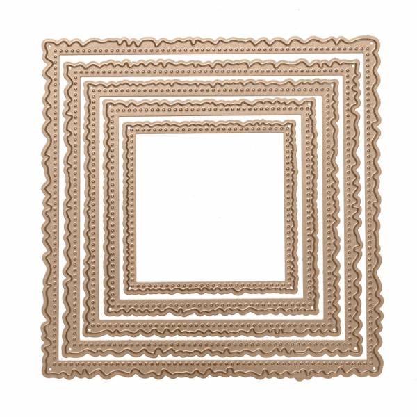 Spellbinders Die "Vintage Stitched Squares"