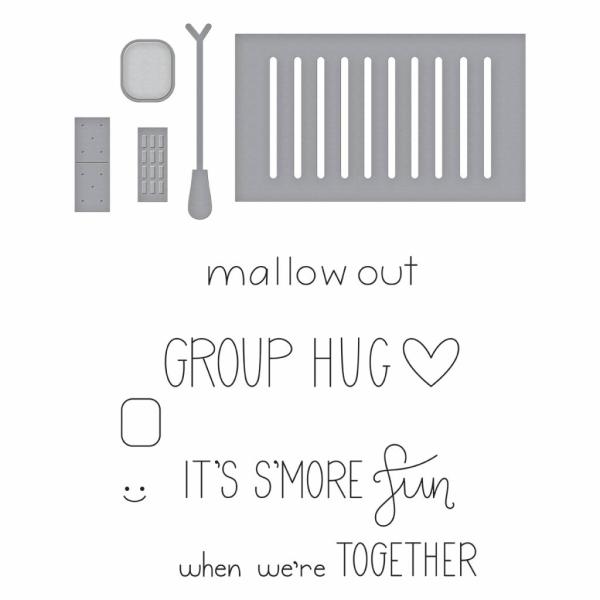 Spellbinders Stempel & Stanzset "Fire Up the Grill"