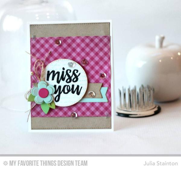 My Favorite Things Die-namics "Miss You" | Stanzschablone | Stanze | Craft Die