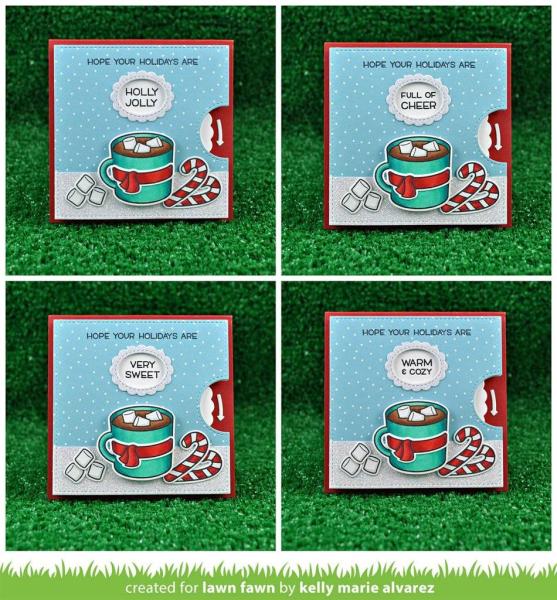 Lawn Fawn Craft Die - Reveal Wheel Square