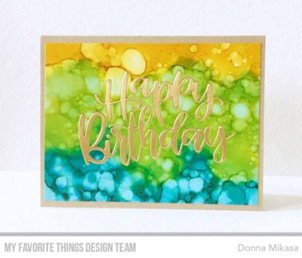My Favorite Things Die-namics "Happy Birthday" | Stanzschablone | Stanze | Craft Die