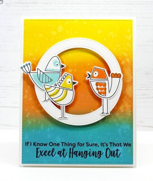 My Favorite Things Stempelset "Mod Birds" Clear Stamp Set