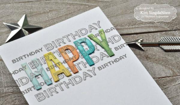 Taylored Expressions Stempelset "Happy Occasions" Clear Stamp