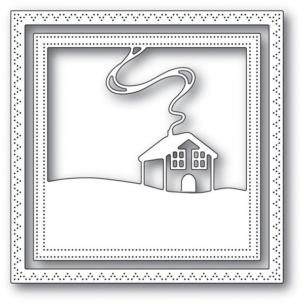 Memory Box Die - Family Cabin Frame