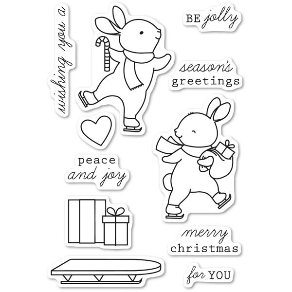 Memory Box Stempelset "Be Jolly" Clear Stamp