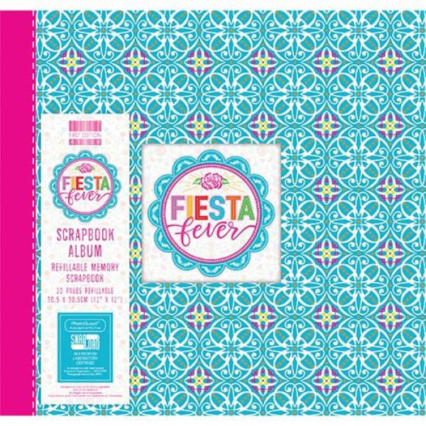 First Edition Scrapbook Album "Fiesta Fever - Mosaic" 12"x12"