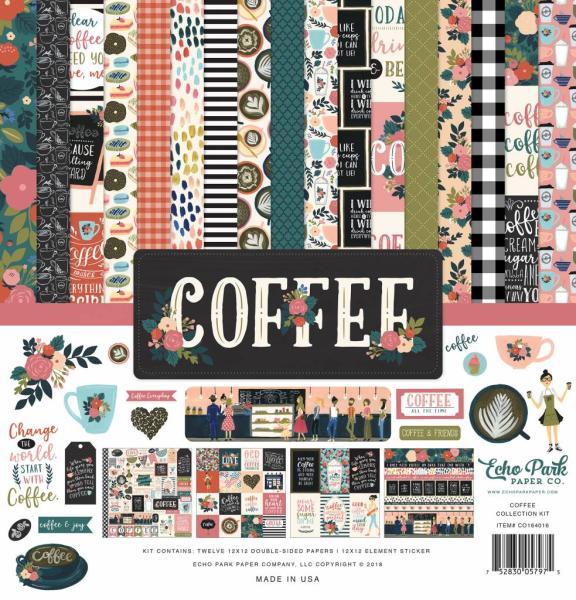 Echo Park "Coffee" 12x12" Collection Kit