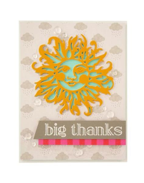Spellbinders Die "Sun Face"