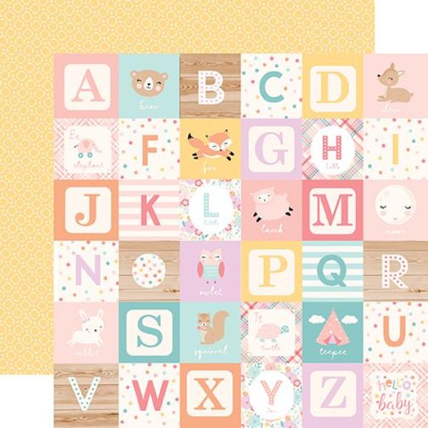Echo Park "Hello Baby Girl" 12x12" Collection Kit