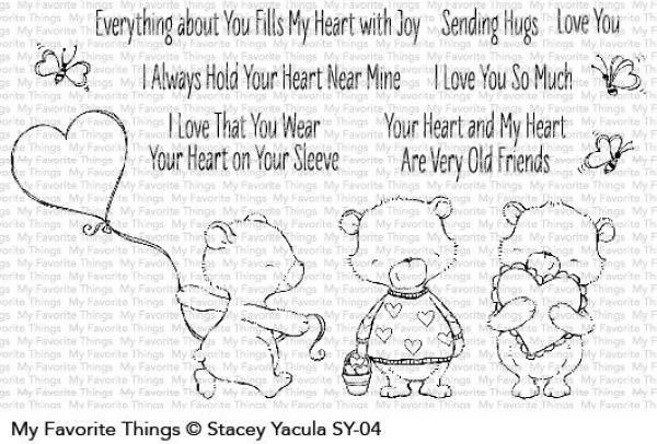 My Favorite Things Die-namics "Joyful Heart Bears" | Stanzschablone | Stanze | Craft Die