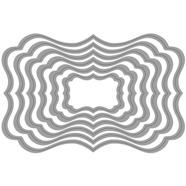 CChobby Die - Etiketten - 6 Stück