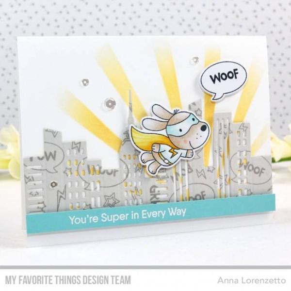 My Favorite Things Die-namics "Super Dog" | Stanzschablone | Stanze | Craft Die