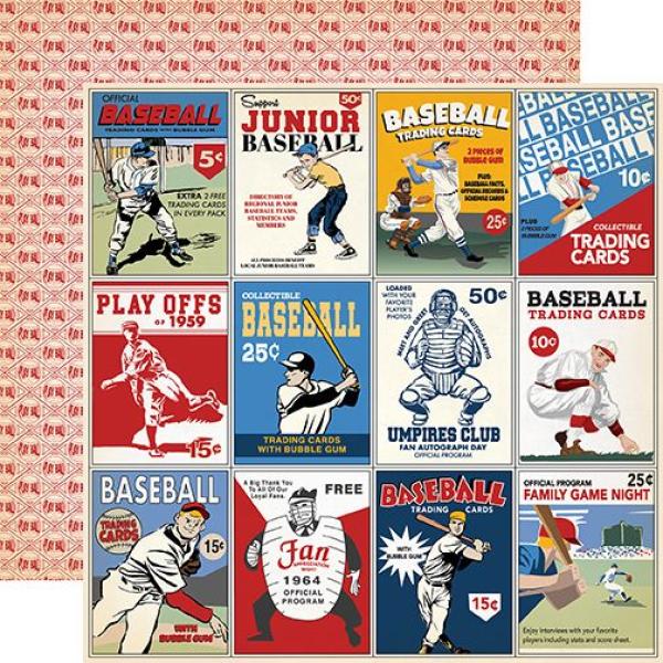 Carta Bella "Baseball" 12x12" Collection Kit