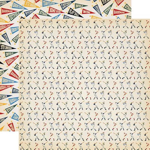 Carta Bella "Baseball" 12x12" Collection Kit