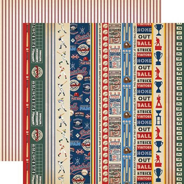 Carta Bella "Baseball" 12x12" Collection Kit
