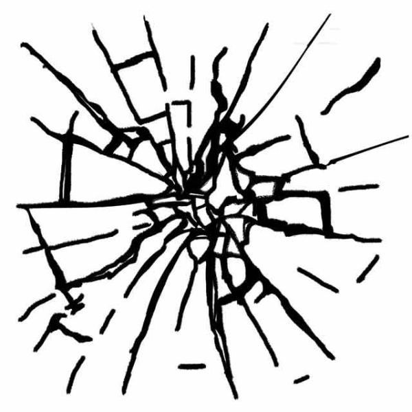 Stamperia Stempel "Broken Glass Imitation" Natural Rubber Stamp - (Naturkautschukstempel)