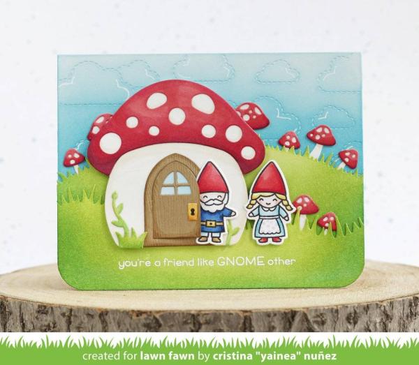 Lawn Fawn Stempelset "Oh Gnome!" Clear Stamp