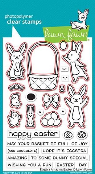Lawn Fawn Stempelset "Eggstra Amazing Easter" Clear Stamp