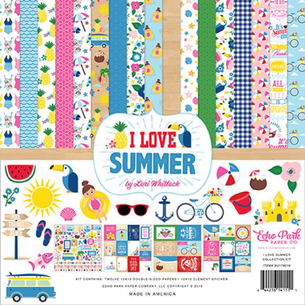 Echo Park "I Love Summer" 12x12" Collection Kit