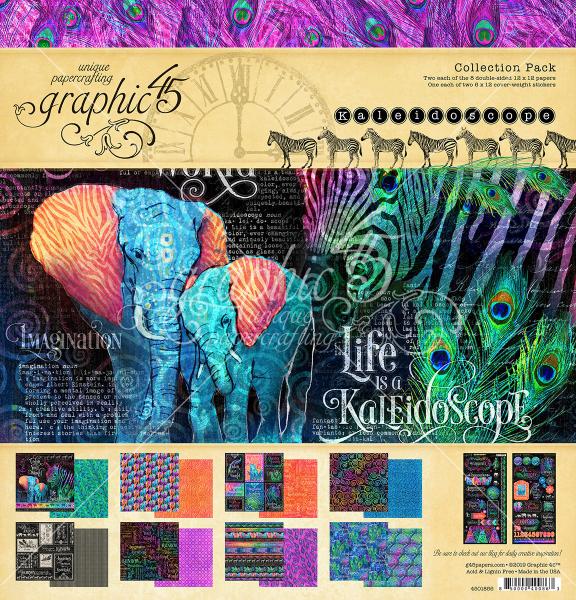 Graphic 45 "Kaleidoscope" 12x12" Collection Pack