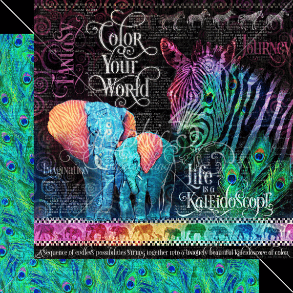 Graphic 45 "Kaleidoscope" 12x12" Collection Pack
