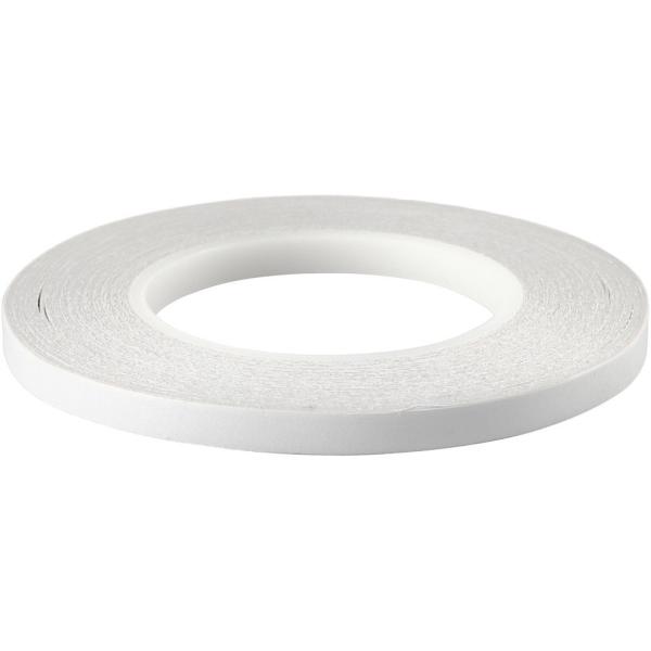Doppelseitiges Klebeband 9mm, Sparpack 6 Rolle á 50m / 300m