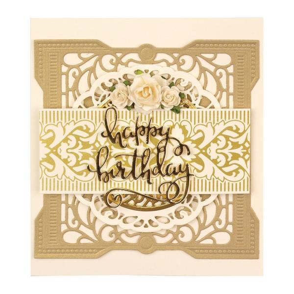 Spellbinders Hotfoil Plate - Gilded Trimmings 