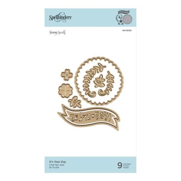 Spellbinders Die "Shapeabilities It's Your Day Etched Dies"