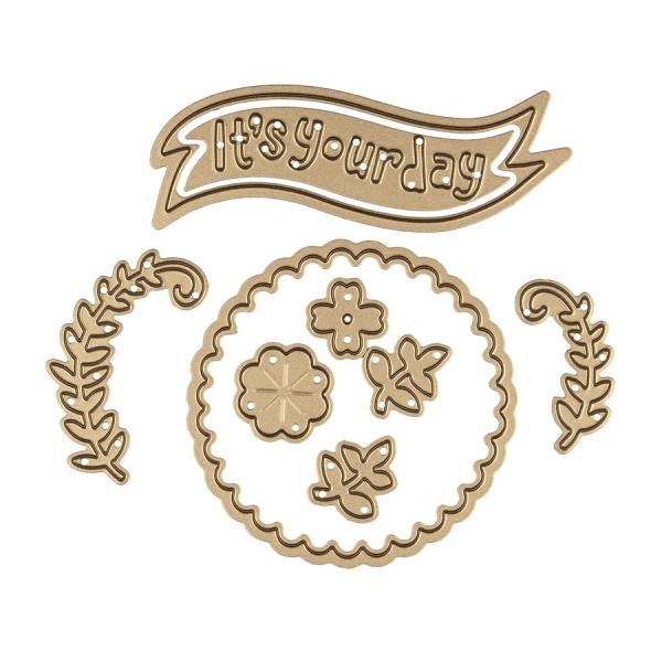 Spellbinders Die "Shapeabilities It's Your Day Etched Dies"