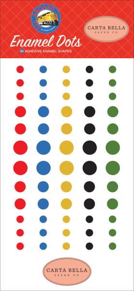 Carta Bella "All Aboard" Enamel Dots 60 Stk.