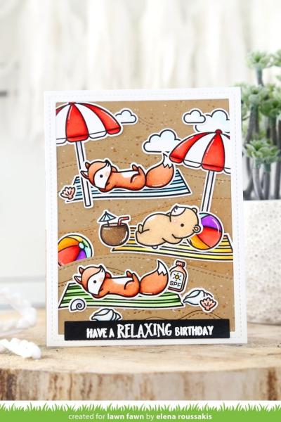 Lawn Fawn Craft Dies - On the Beach