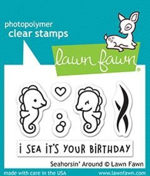 Lawn Fawn Stempelset "Seahorsin' Around" Clear Stamp