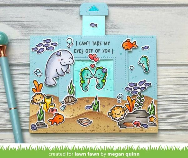 Lawn Fawn Stempelset "Seahorsin' Around" Clear Stamp