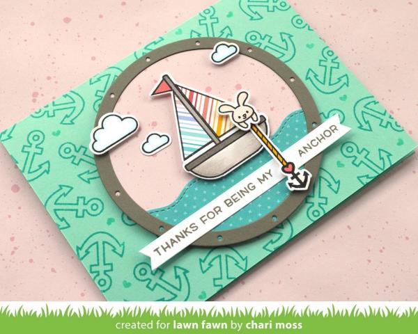 Lawn Fawn Stempelset "Smooth Sailing" Clear Stamp