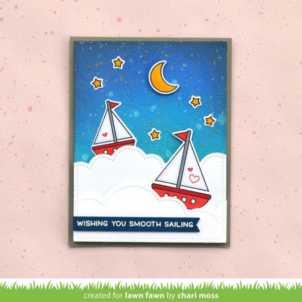 Lawn Fawn Stempelset "Smooth Sailing" Clear Stamp