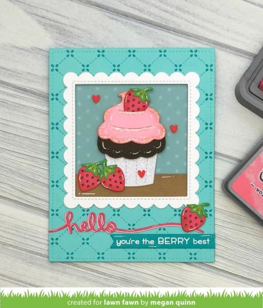 Lawn Fawn Craft Die - Stitched Cupcake