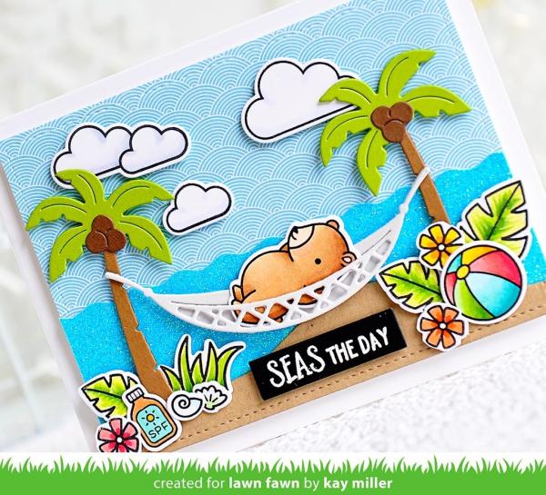 Lawn Fawn Craft Die - Stitched Simple Wavy Borders
