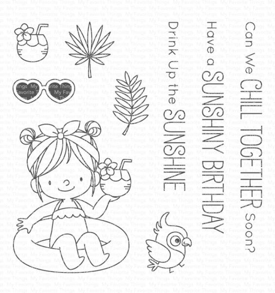 My Favorite Things Stempelset "Drink Up the Sunshine" Clear Stamp Set
