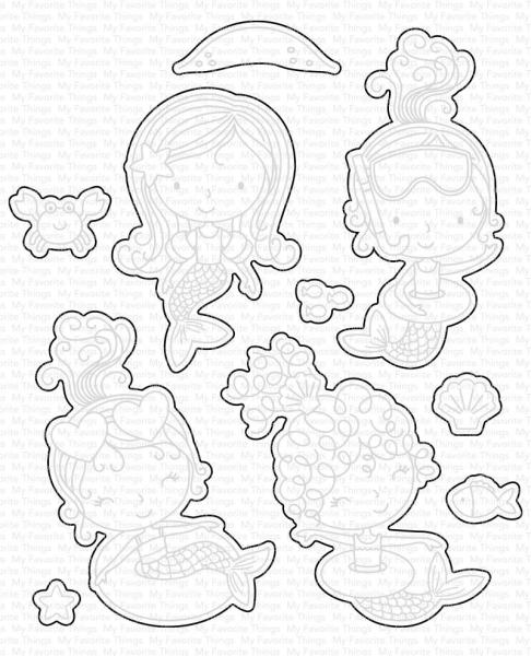 My Favorite Things Die-namics "Mermaid for Each Other" | Stanzschablone | Stanze | Craft Die
