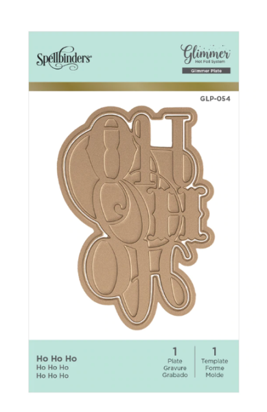 Spellbinders Hotfoil Plate - Ho Ho Ho