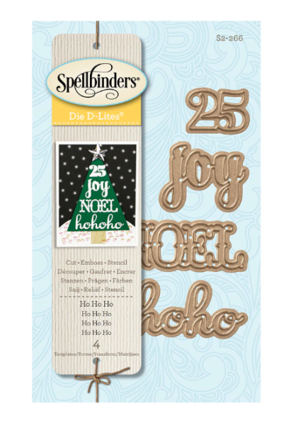 Spellbinders Die "Ho Ho Ho"
