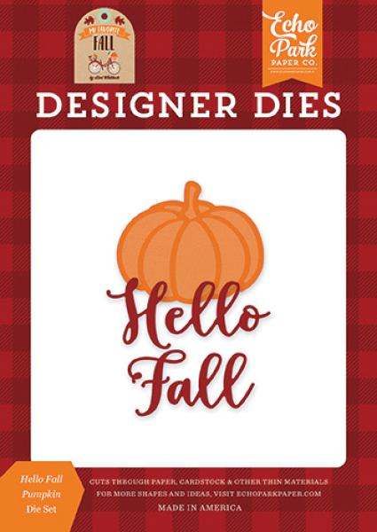 Echo Park "Hello Fall Pumpkin" Die Set | Craft Die | Stanzschablone | Stanze