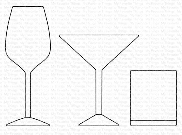 My Favorite Things Die-namics "Let's Toast" | Stanzschablone | Stanze | Craft Die