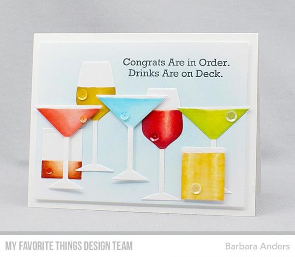 My Favorite Things Die-namics "Let's Toast" | Stanzschablone | Stanze | Craft Die