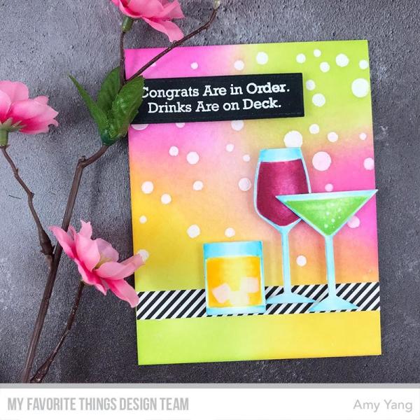 My Favorite Things Die-namics "Let's Toast" | Stanzschablone | Stanze | Craft Die
