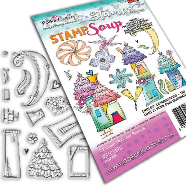 Polkadoodles Stempel "Polkadoodles " Clear Stamp-Set