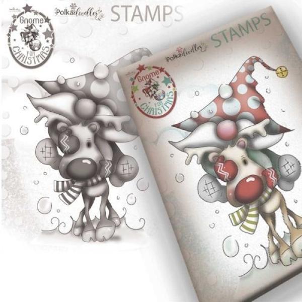 Polkadoodles Stempel "Gnome Let's Go" Clear Stamp