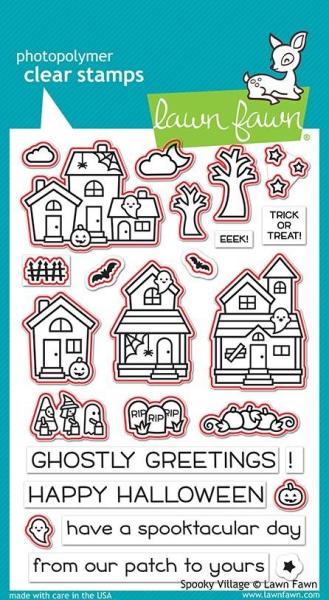 Lawn Fawn Craft Die - Spooky Village