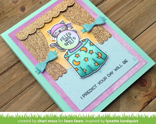 Lawn Fawn Stempelset "Fortune Teller Tabby" Clear Stamp